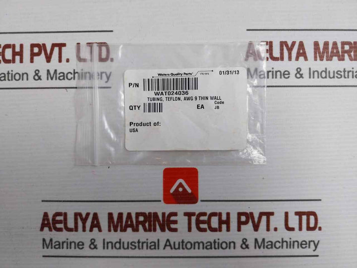 Lot Of 4X Wat024036 Thin Wall Teflon Tubing Waters Awg 9