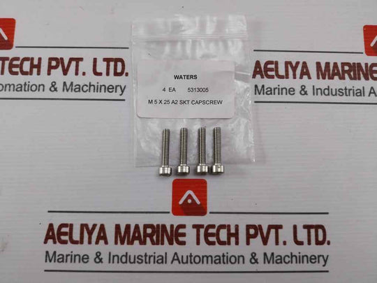 Lot Of 4X Waters Screw M5 X 25 5313005
