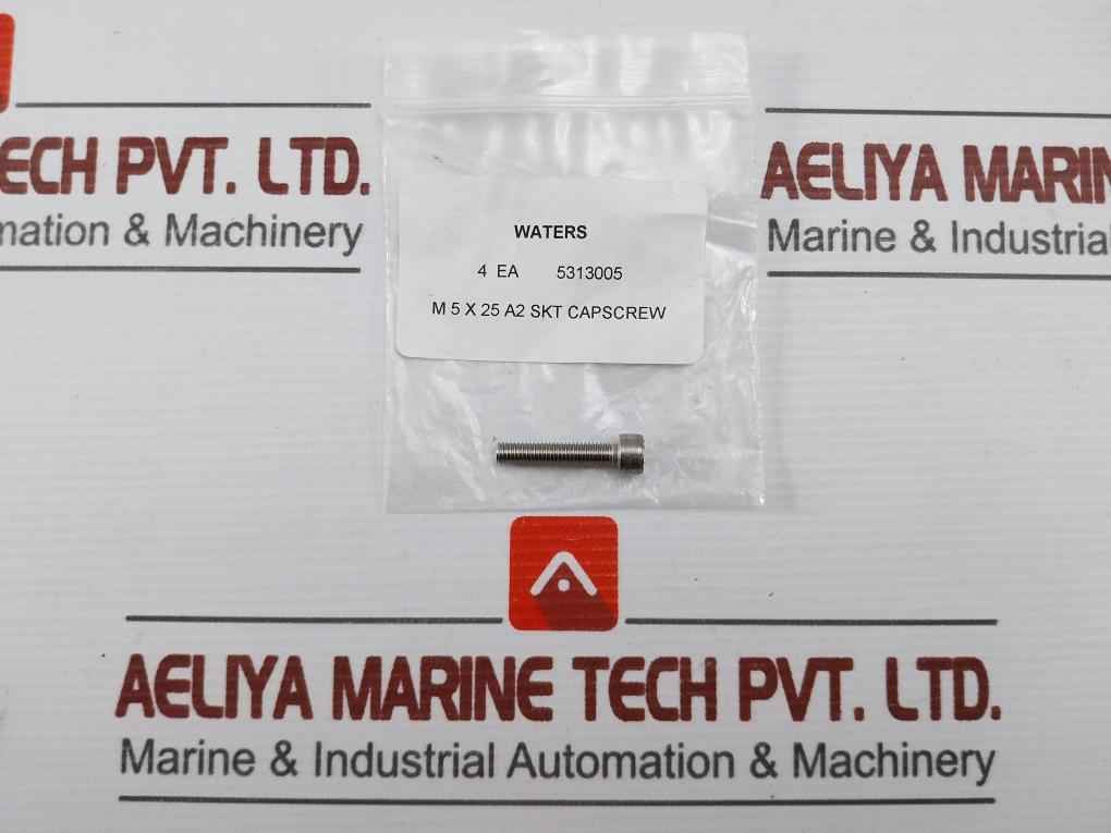 Lot Of 4X Waters Screw M5 X 25 5313005