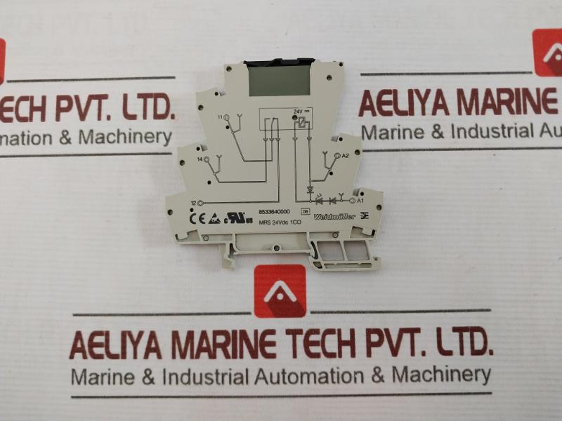 Lot Of 4X Weidmuller Mrs 24Vdc 1Co 8533640000 Relay Module 24V 6A 277Vac