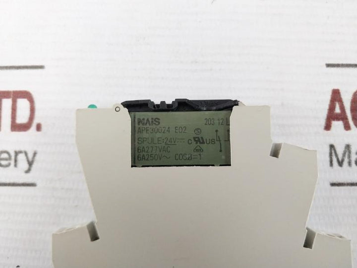 Lot of 4X Weidmuller MRS 8533640000 Relay Module 24VDC 1CO 24V 6A 277VAC