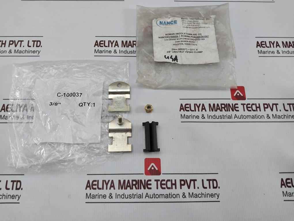 Lot Of 4x Haydon C-100037 Cushion Clamp Set For Tube 3/8