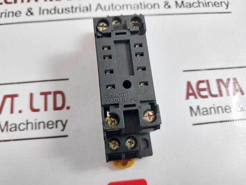 Lot Of 4x Omron Pyf08a-e Relay Base Socket Max 7a250v 5a250v 0837w2