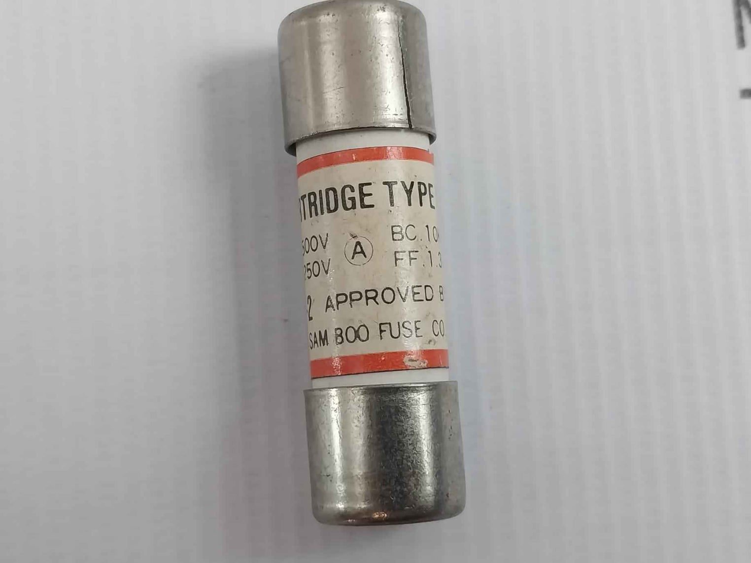 Lot Of 4x Sam Boo Sc-2 Cartridge Fuse 5a Ac500v-dc250v