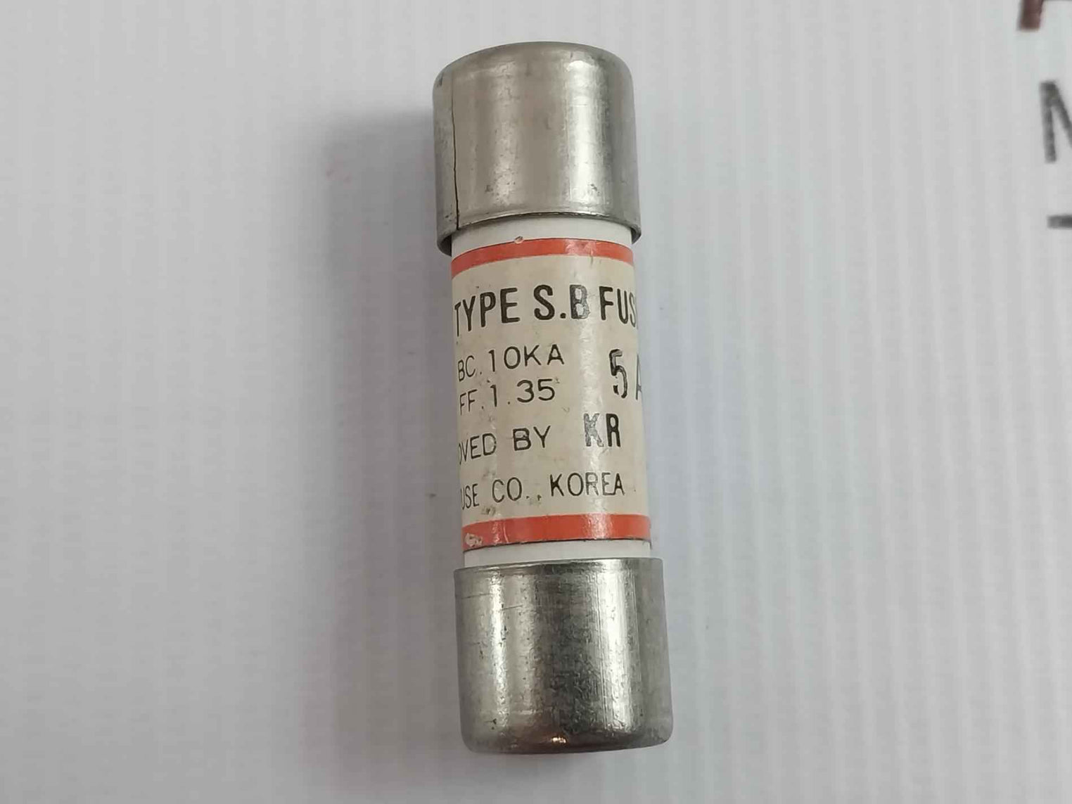 Lot Of 4x Sam Boo Sc-2 Cartridge Fuse 5a Ac500v-dc250v