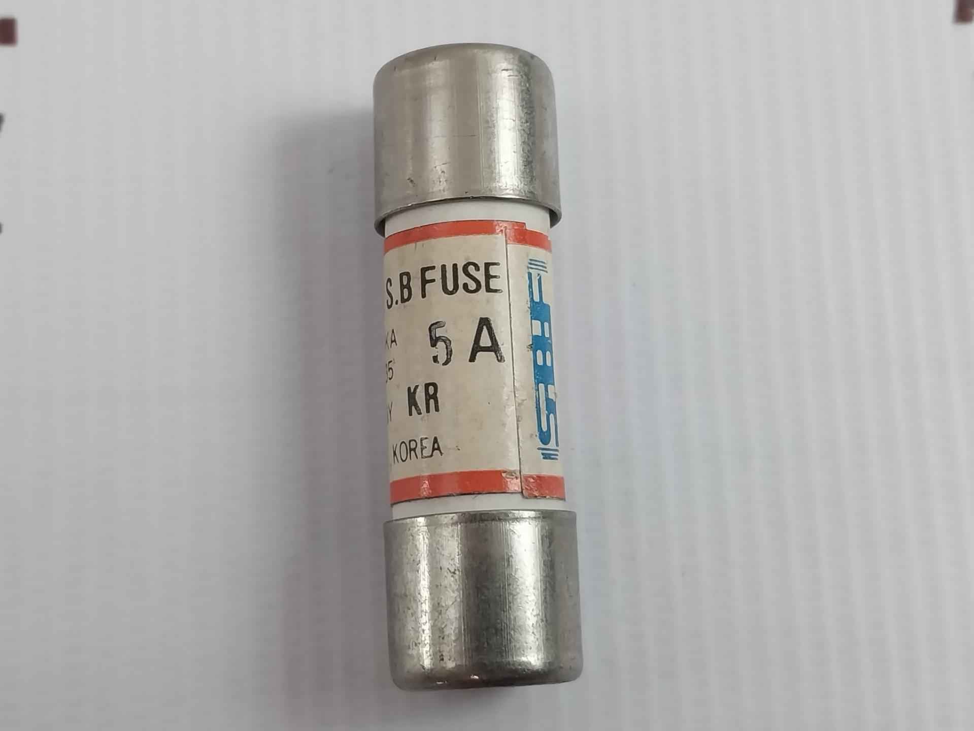 Lot Of 4x Sam Boo Sc-2 Cartridge Fuse 5a Ac500v-dc250v