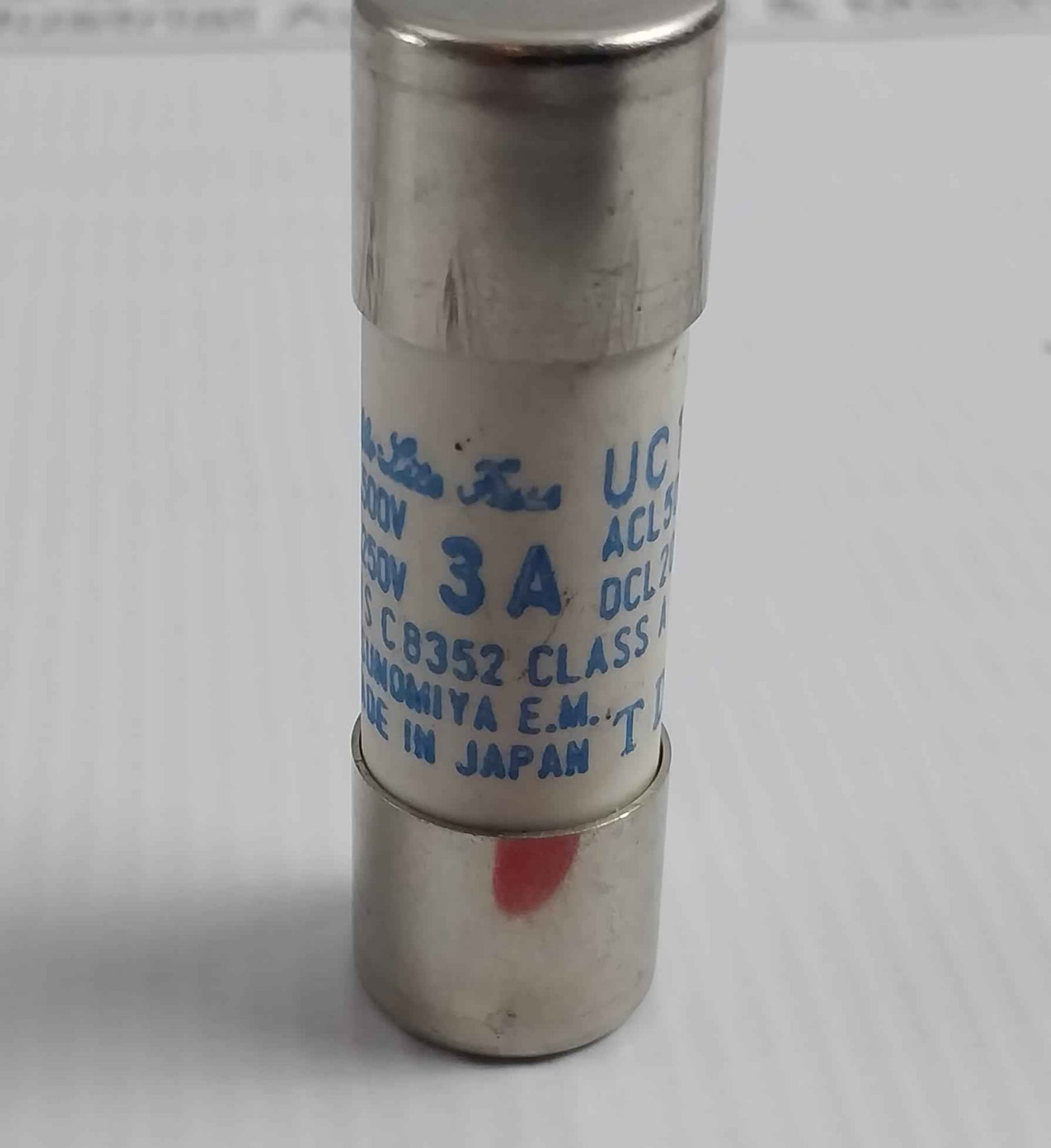 Lot Of 4x Utsunomiya Uc1 Fuse 3a 500v Ac/250v Dc