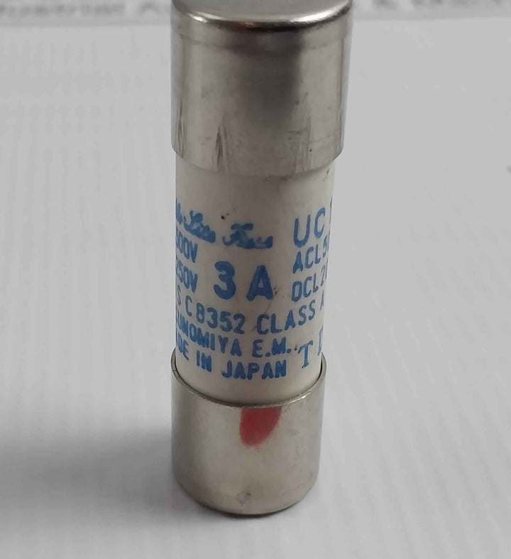 Lot Of 4x Utsunomiya Uc1 Fuse 3a 500v Ac/250v Dc