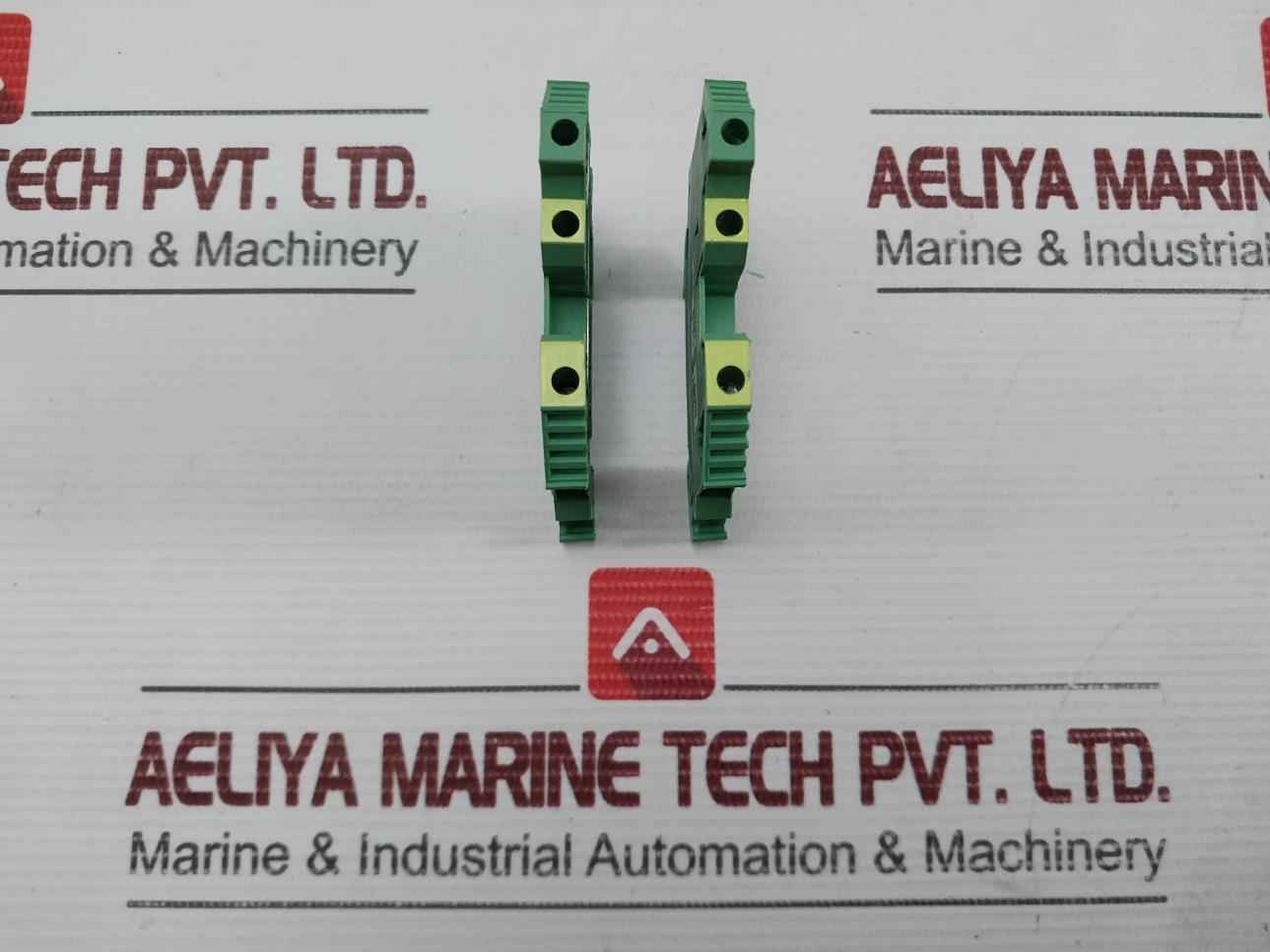 Lot Of 50X Pe Terminal, Screw Connection Weidmuller Wpe 4/Zr