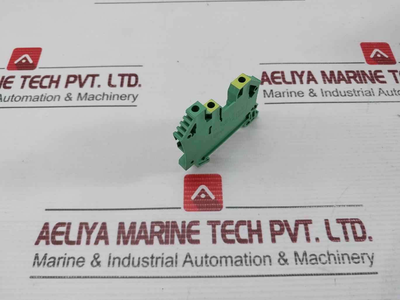 Lot Of 50X Pe Terminal, Screw Connection Weidmuller Wpe 4/Zr