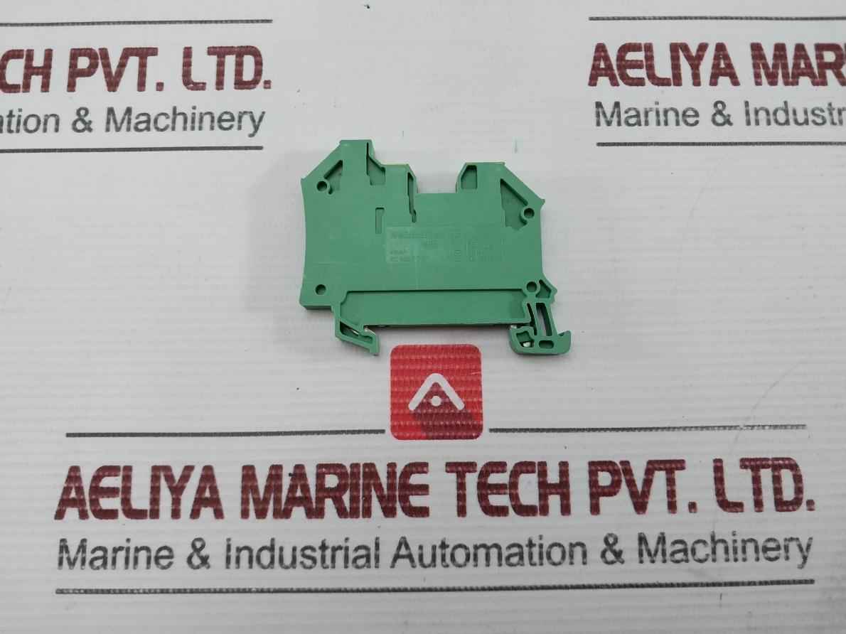 Lot Of 50X Pe Terminal, Screw Connection Weidmuller Wpe 4/Zr