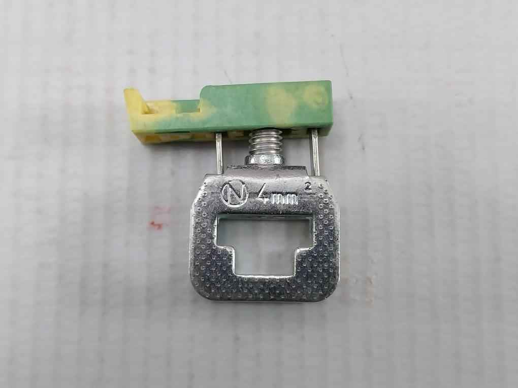 Lot Of 50X Phoenix Contact Akg 4 Gnye Connection Terminal Block 300V 20A 4 Mm2