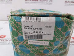 Lot Of 50X Phoenix Contact Smstb 2,5 Plug Component 300V 10A Max (Pack Of 50)