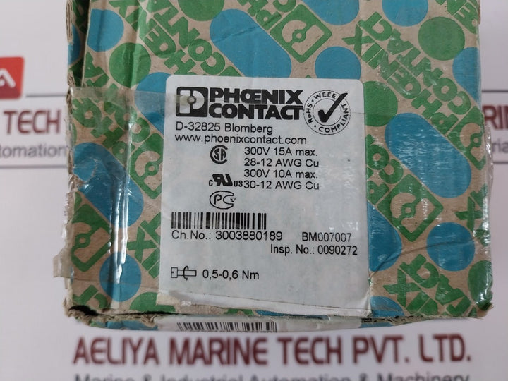 Lot Of 50X Phoenix Contact Smstb 2,5 Plug Component 300V 10A Max (Pack Of 50)