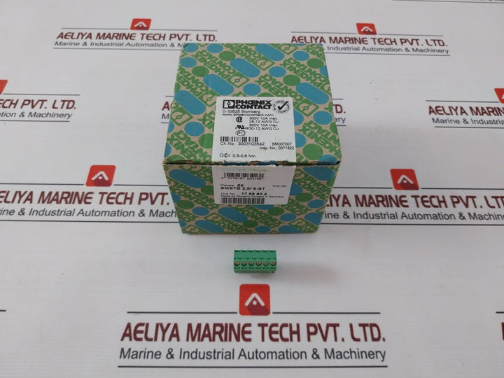 Lot Of 50X Phoenix Contact Smstb 2,5 Plug Component 300V 10A Max Bm007007