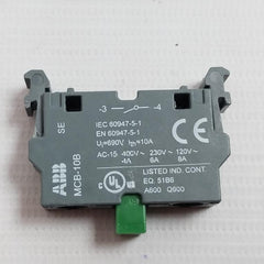 Lot of 5X ABB MCB-10B Single Contact Block IEC 60947-5-1