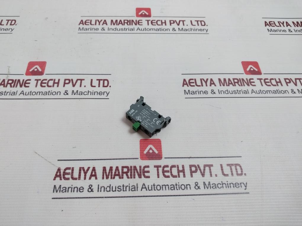 Lot Of 5X Abb Mcb-10B Single Contact Block Iec 60947-5-1