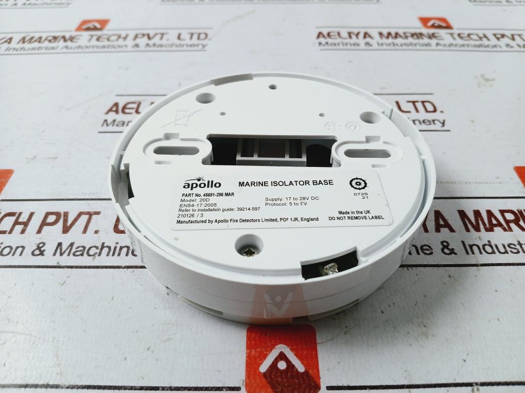 Lot Of 5X Apollo 45681-286 Mar Marine Isolator Base 17 To 28Vdc