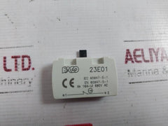 Lot of 5X Baco 23E01 Contact Block 16A N/C 10000391665