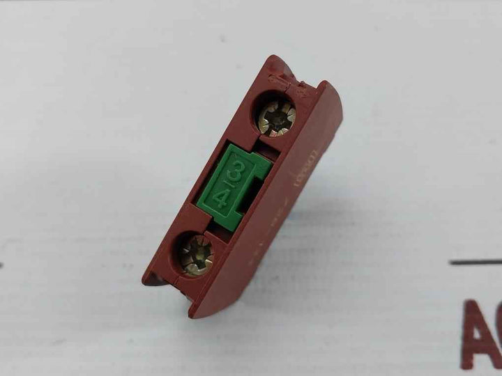 Lot Of 5X Baco 23 E 10 Contact Block 728-124