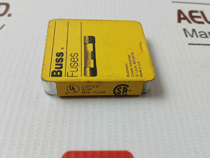 Lot Of 5X Bussmann Gma Cooper Glass Fuse 250V