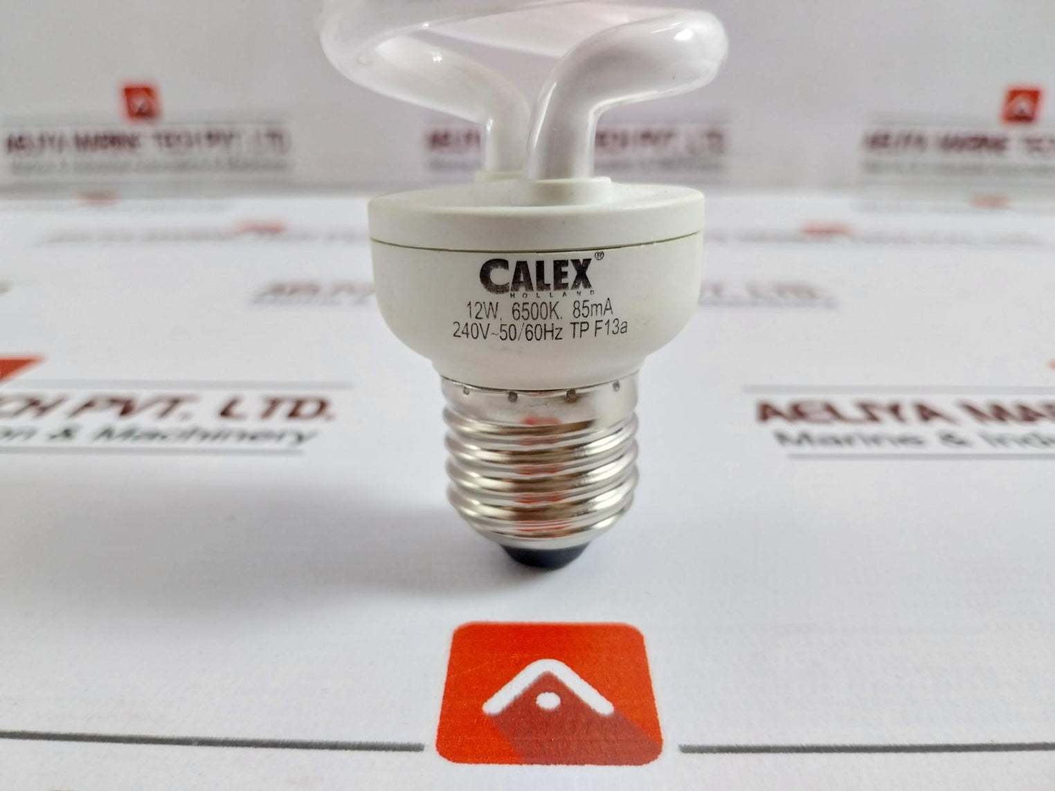 Lot Of 5X Calex 12 Watt Daylight Cfl Spiral Energy Saving Lamp 571478 240V