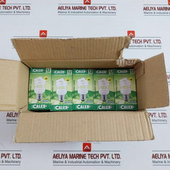 Lot of 5X CALEX 12 Watt Daylight CFL Spiral Energy Saving Lamp 571478 240V
