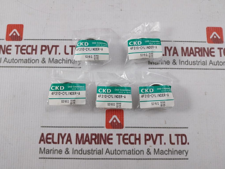 Lot Of 5X CKD 4F310-CYLINDER-A Pneumatic Cylinder Component