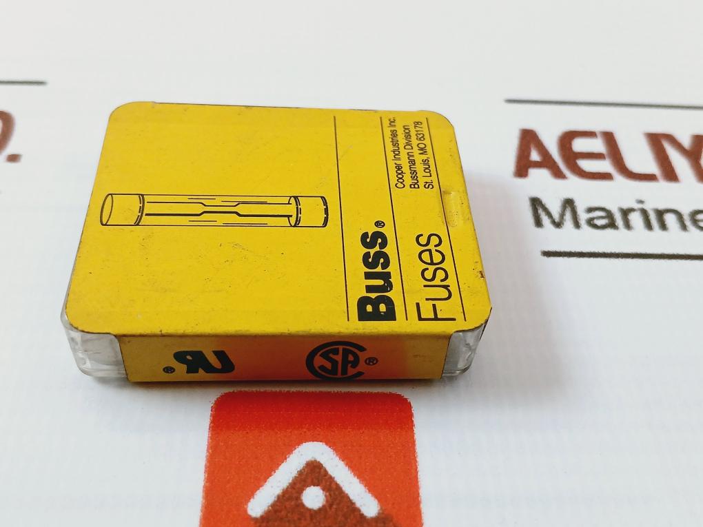 Lot of 5X Cooper Bussmann AGC 15 Cartridge Fuse 15A 32V