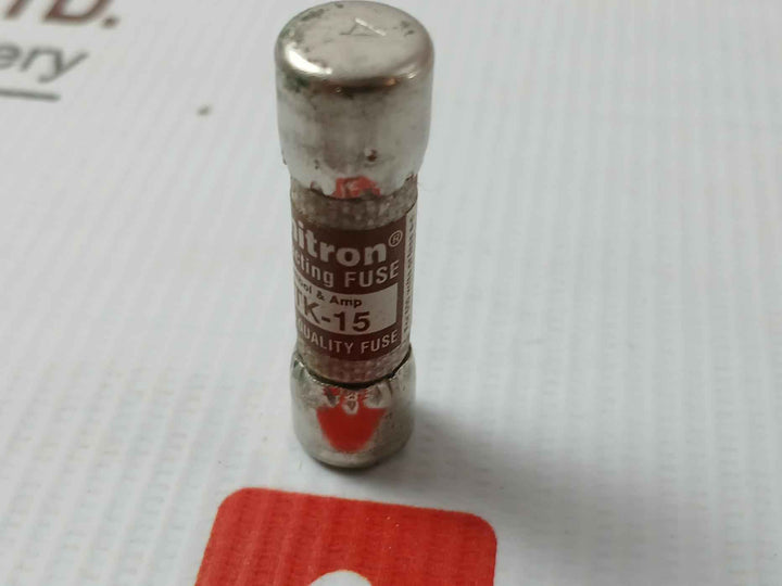 Lot Of 5X Cooper Bussmann Ktk-15 Fast-acting Fuse 15Amp 600V