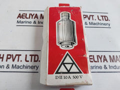 Lot of 5X D II 10A 500V Bottle Fuse 2410