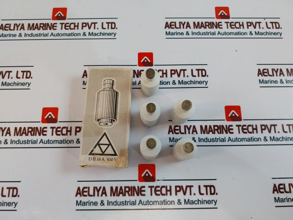 Lot of 5X D II 16A 500V 2410 Fuse Link