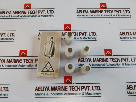 Lot of 5X D II 16A 500V 2410 Fuse Link