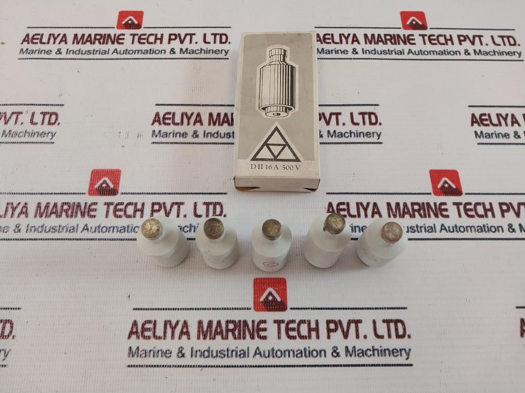 Lot of 5X Dii 16A 500V Fuse 16/500