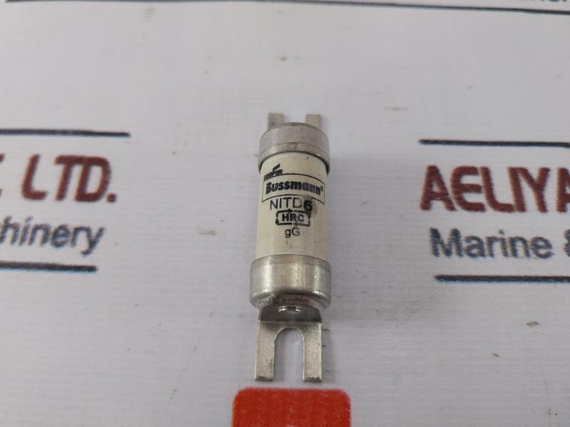 Lot Of 5X Eaton Nitd6 Cooper Low Voltage British Standard Fuse 550Vac