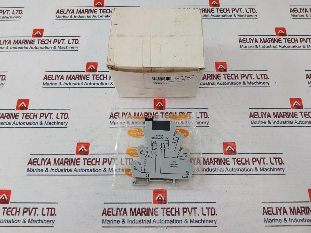 Lot of 5X Elmex SR240VADC2CO(G) Slim Relay HF115F