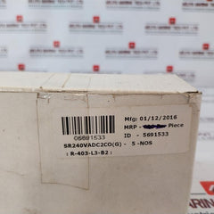 Lot of 5X Elmex SR240VADC2CO(G) Slim Relay HF115F