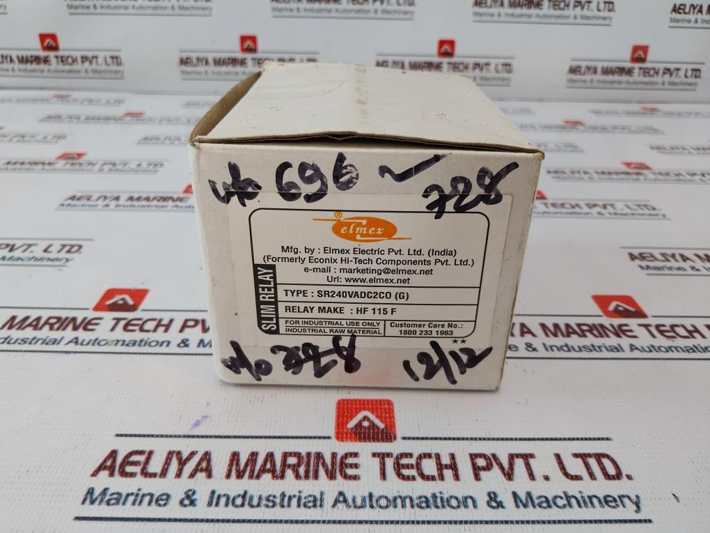 Lot of 5X Elmex SR240VADC2CO(G) Slim Relay HF115F