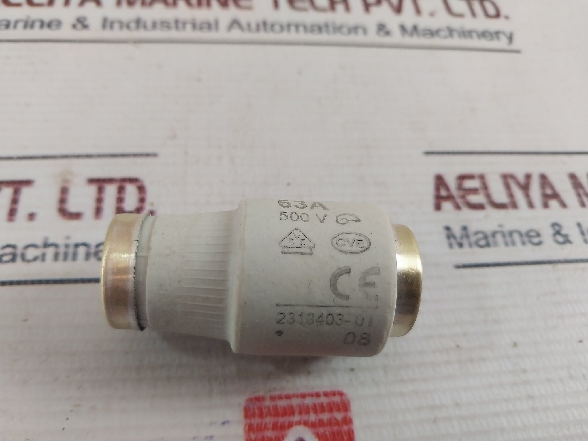 Lot Of 11X Eti 002313403 Bottle Fuse 63A 500V Gg-gl