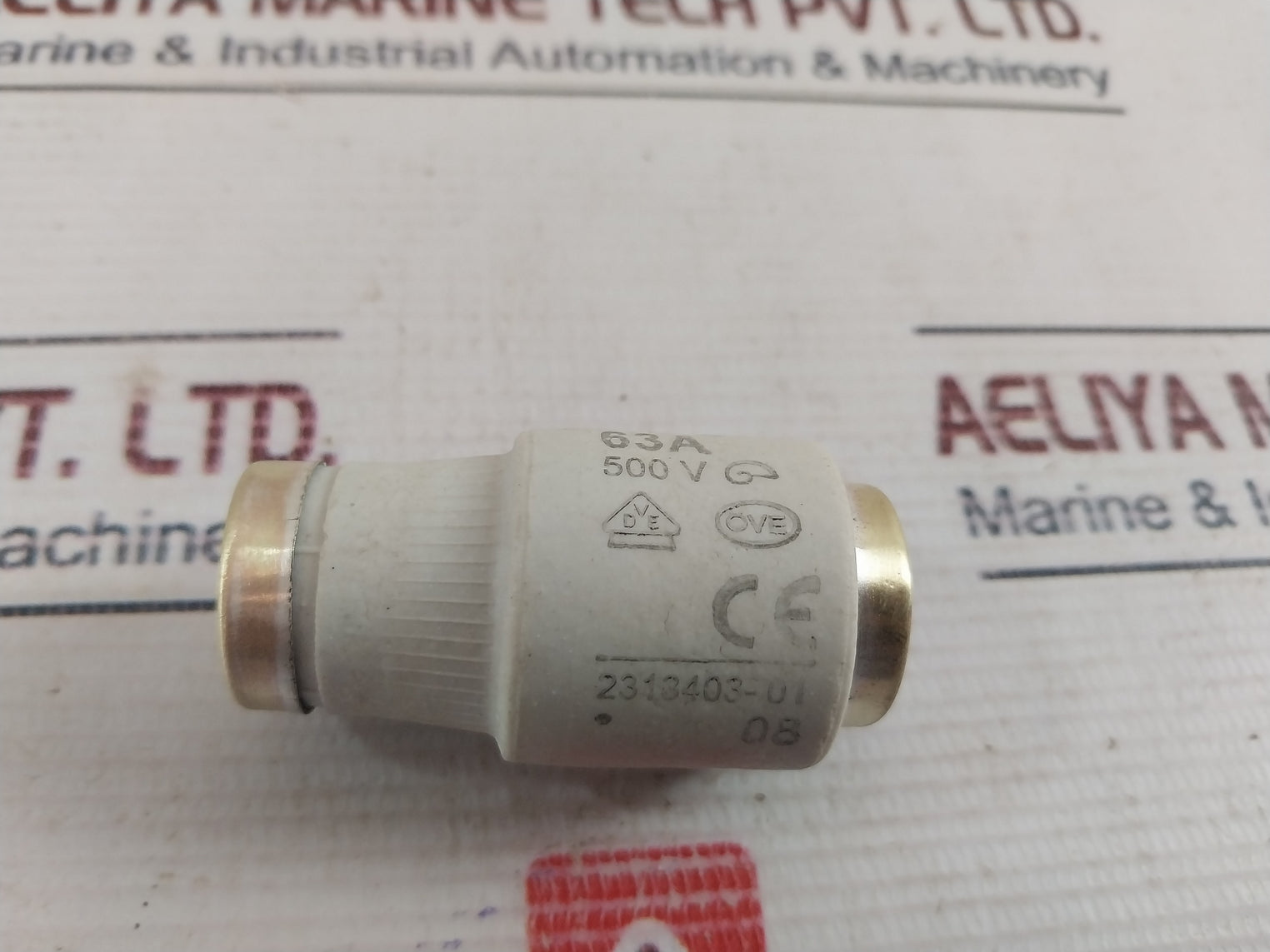 Lot Of 11X Eti 002313403 Bottle Fuse 63A 500V Gg-gl