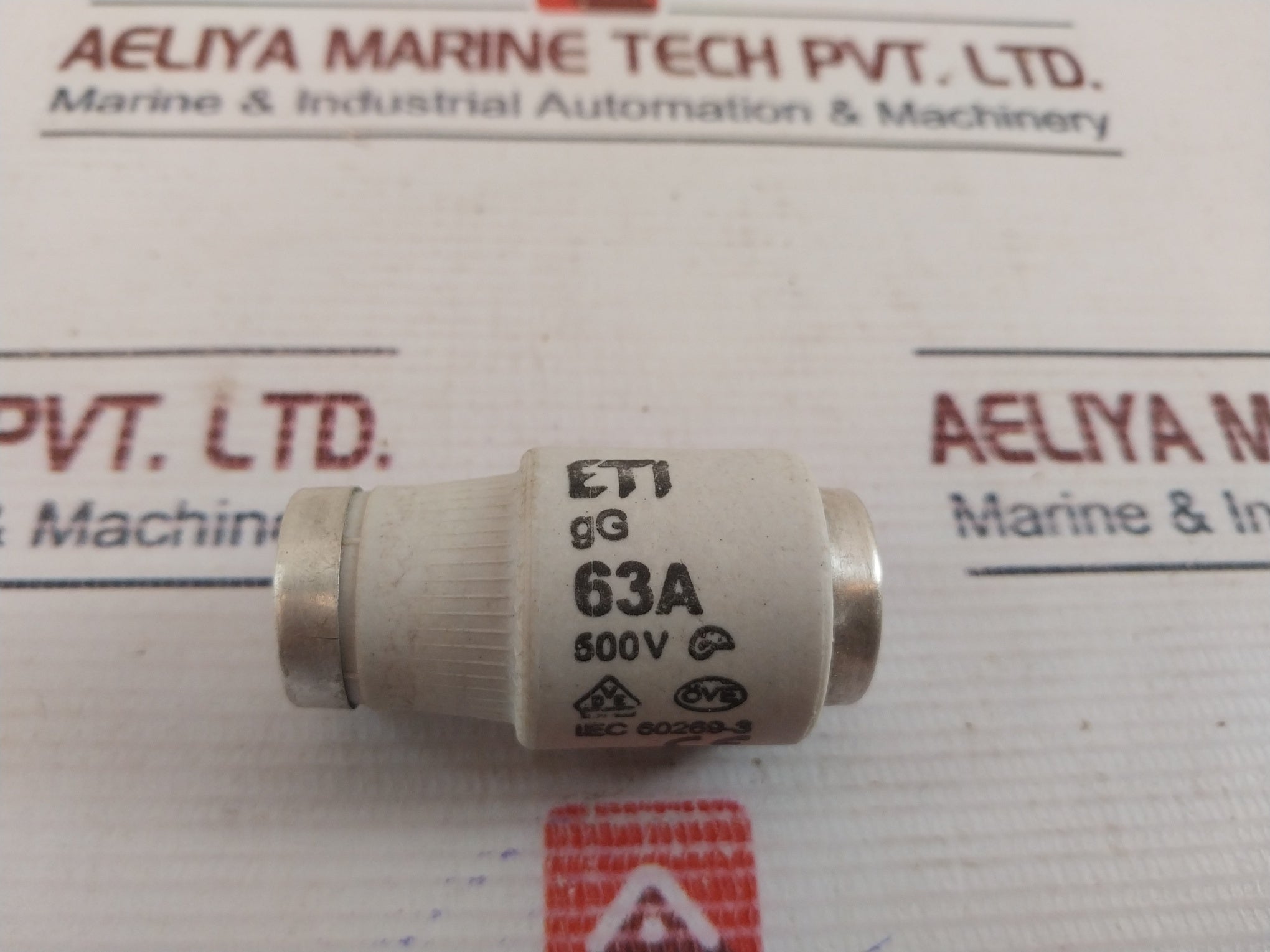Lot Of 7X ETI 002313403 Fuse Links GL/GG 63A 500V