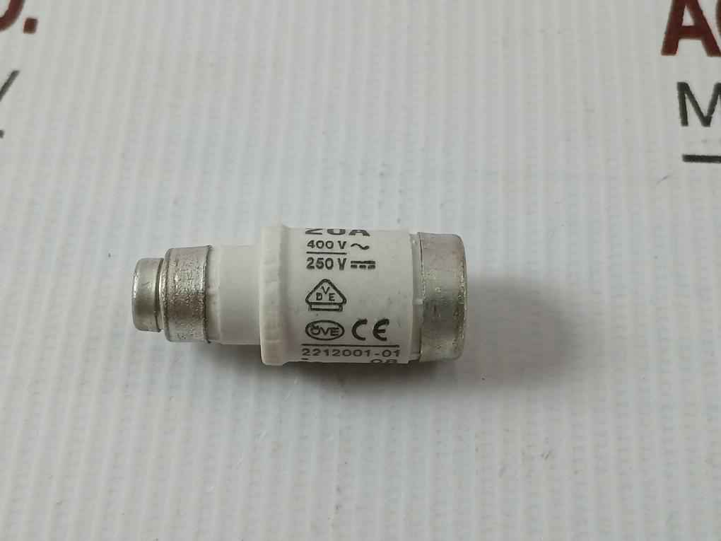 Lot Of 5X Eti 2212001-01 Neozed Fuse Gl/Gg 400V~ 20A Ag37