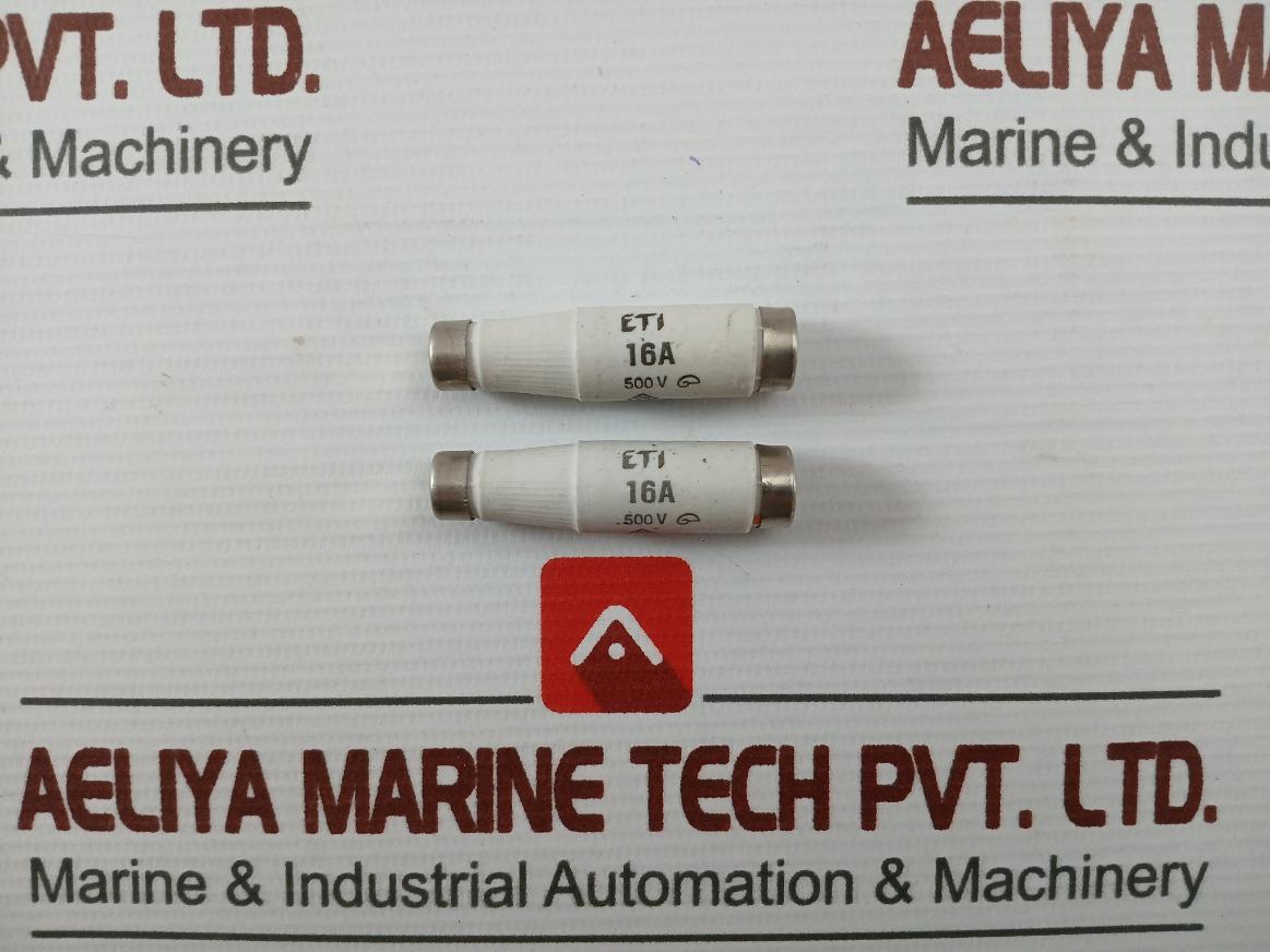 Lot Of 5X Eti 2311405-01 Bottle Fuse 16A 500V