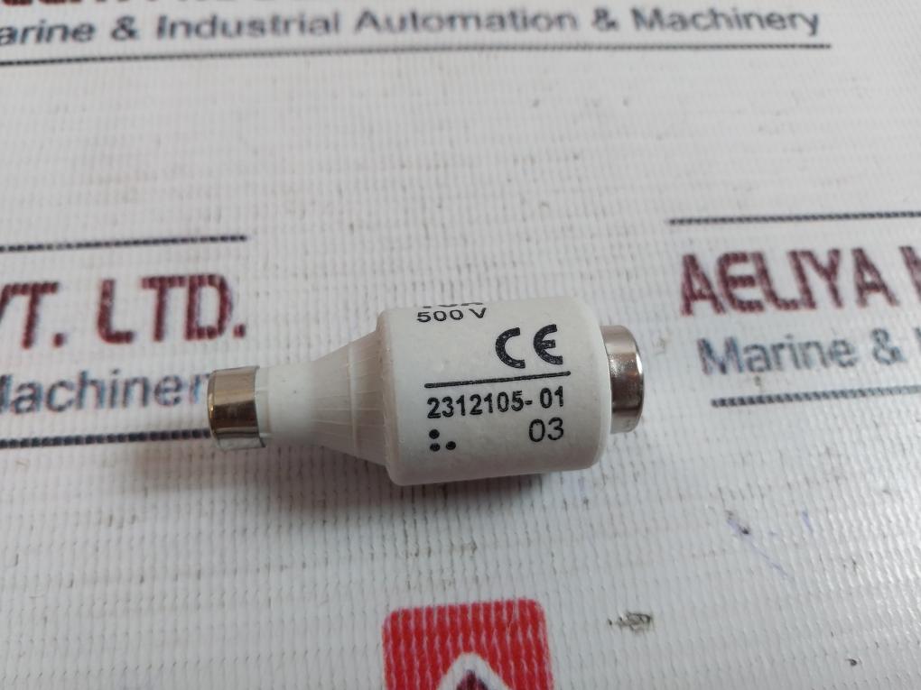 Lot of 5X ETI 2312105-01 Fuse Link 16A 500V