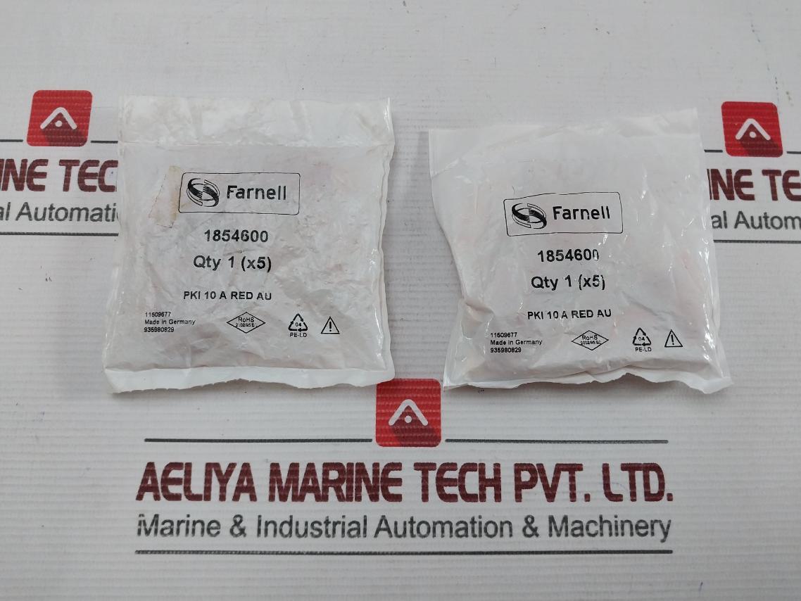 Lot Of 5X Farnell 1854600 Test Plug Connector