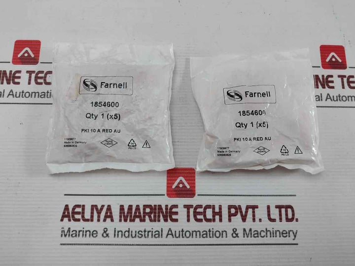 Lot Of 5X Farnell 1854600 Test Plug Connector