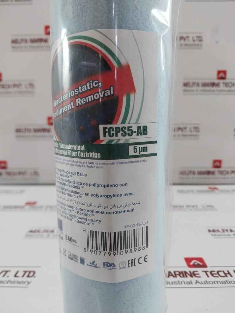Lot Of 5X Fcps5-ab Sediment/Antimicrobial Removal Filter Cartridge Aquafilter