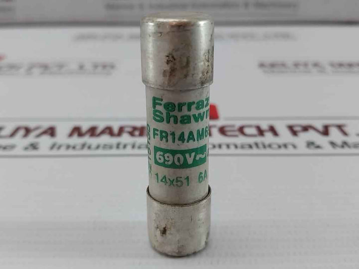 Lot Of 5X Ferraz Shawmut Fr14Am69V6 Fuse