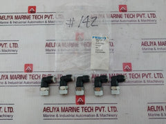 Lot of 5X Festo QSL-H-3/8-5/16-U-M 533242 L-Shaped Male Elbow