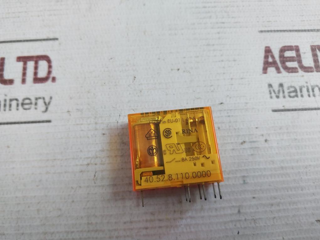 Lot Of 5X Finder 40.52.8.110.0000 Miniature Pcb Relay 110Vac 8A 250V 2Co-dpdt